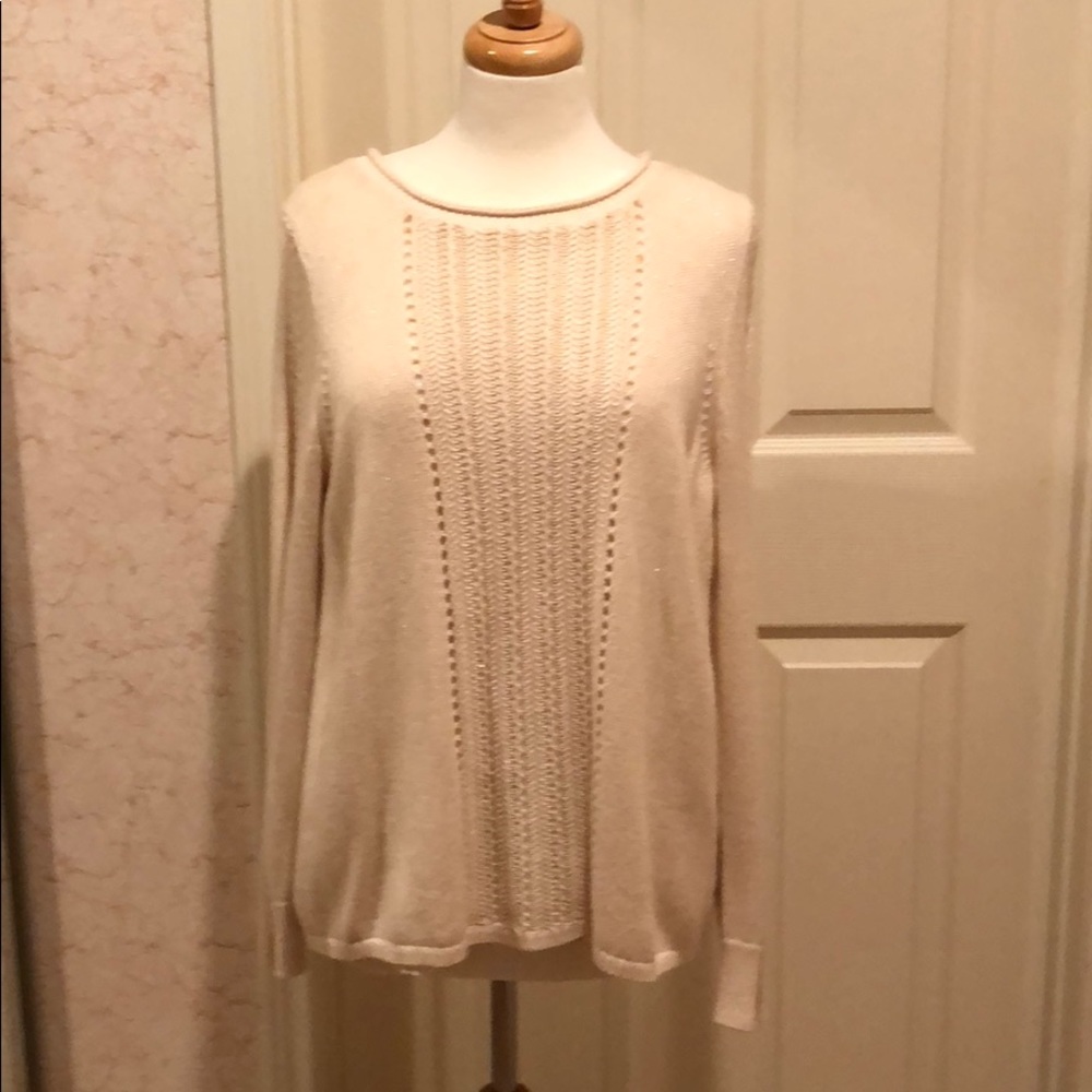 Lucky Brand Cream Sweater